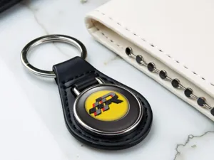 Porte‑clés Logo Note Chic Version Course Luxe